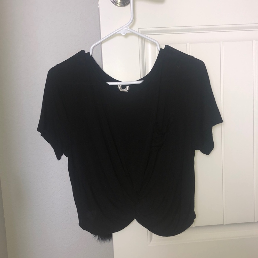 black shirt
